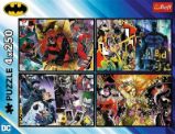 Puzzle Batman v akci/4x250 dílků - Puzzle Puzzle Batman v akci/4x250 dílků