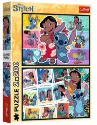 Puzzle Lilo & Stitch: Šťastný život 2x200 dílků Puzzle Lilo & Stitch: Šťastný život 2x200 dílků