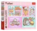 Puzzle Pusheen: Seznamte se s Pusheen 4x250 dílků Puzzle Pusheen: Seznamte se s Pusheen 4x250 dílků