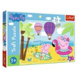 Trefl Puzzle Peppa Pig - Prázdniny / 24 dílků MAXI Trefl Puzzle Peppa Pig - Prázdniny / 24 dílků MAXI