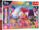 Trefl Puzzle Trollové / 100 dílků, třpytivé Trefl Puzzle Trollové / 100 dílků, třpytivé