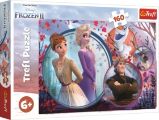 Trefl Puzzle Frozen 2 - Sesterské dobrodružství / 160 dílků Trefl Puzzle Frozen 2 - Sesterské dobrodružství / 160 dílků