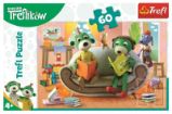 Trefl Puzzle Treflíci - Společné čtení / 60 dílků - Dětské puzzle Trefl Puzzle Treflíci - Společné čtení / 60 dílků