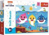 Trefl Puzzle Baby Shark - Podmořský svět žraloků 30 dílků - Puzzle pro nejmenší Trefl Puzzle Baby Shark - Podmořský svět žraloků 30 dílků
