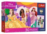 Puzzle Disney Princess: Přátelství 30 dílků - Dětské puzzle Puzzle Disney Princess: Přátelství 30 dílků