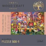 Trefl Wood Craft Origin Puzzle Kouzelný svět 501 dílků Trefl Wood Craft Origin Puzzle Kouzelný svět 501 dílků