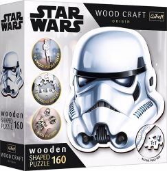 Puzzle Wood Craft Origin Star Wars: Helma stormtroopera 160 dílků - Puzzle Puzzle Wood Craft Origin Star Wars: Helma stormtroopera 160 dílků