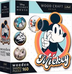 Puzzle Wood Craft Origin Mickey Mouse Retro 160 dílků - Puzzle Puzzle Wood Craft Origin Mickey Mouse Retro 160 dílků
