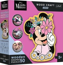 Puzzle Wood Craft Junior Ve světě Minnie - Puzzle Puzzle Wood Craft Junior Ve světě Minnie Mouse 50 dílků