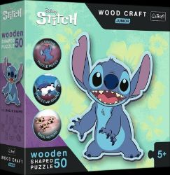 Puzzle Wood Craft Junior Lilo & Stitch/5 - Puzzle Puzzle Wood Craft Junior Lilo & Stitch 50 dílků