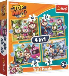 Trefl Puzzle Top Wing - Akademie 4v1 (12,15,20,24 dílků) Trefl Puzzle Top Wing - Akademie 4v1 (12,15,20,24 dílků)