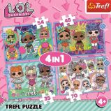 Trefl Puzzle LOL Surprise: Seznamte se s panenkami 4v1 (35,48,54,70 dílků) Trefl Puzzle LOL Surprise: Seznamte se s panenkami 4v1 (35,48,54,70 dílků)