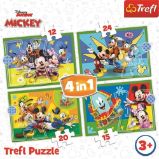 Trefl Puzzle Mickeyho klubík: S přáteli 4v1 (12,15,20,24 dílků) - Puzzle Trefl Puzzle Mickeyho klubík: S přáteli 4v1 (12,15,20,24 dílků)