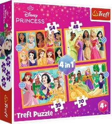 Puzzle Disney princezny: Pohádkové příběhy/4v1 (35,48,54,70 dílků) Puzzle Disney princezny: Pohádkové příběhy/4v1 (35,48,54,70 dílků)