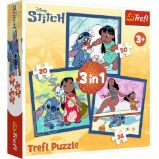 Puzzle Čas se Stitchem 3v1 (20,36,50 dílků) Puzzle Čas se Stitchem 3v1 (20,36,50 dílků)