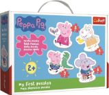 Trefl Puzzle Peppa Pig 4v1 (3,4,5,6 dílků) Baby Trefl Puzzle Peppa Pig 4v1 (3,4,5,6 dílků) Baby