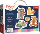 Trefl Puzzle Treflíci - Dobrou noc milé děti 4v1 (3,4,5,6 dílků)