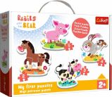 Trefl Puzzle Baby Na farmě 4v1 (2,3,4,5 dílků) - Dětské puzzle Trefl Puzzle Baby Na farmě 4v1 (2,3,4,5 dílků)