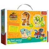Baby puzzle Jurský park 4v1 (3,4,5,6 dílků) - Puzzle Baby puzzle Jurský park 4v1 (3,4,5,6 dílků)