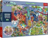 Puzzle Spy Guy: Lost Items USA 500 dílků - Puzzle Puzzle Spy Guy: Lost Items USA 500 dílků