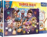Trefl Puzzle Super maxi Tlapková patrola Nová výzva 24 dílků - oboustranné - Puzzle pro nejmenší Trefl Puzzle Super maxi Tlapková patrola Nová výzva 24 dílků - oboustranné