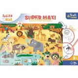 Trefl Puzzle Treflíci v ZOO super maxi 24 dílků - oboustranné Trefl Puzzle Treflíci v ZOO super maxi 24 dílků - oboustranné