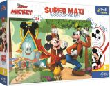 Trefl Puzzle Mickeyho klubík super maxi 24 dílků - oboustranné