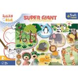 Trefl Puzzle Treflíci a mláďata v ZOO super giant 15 dílků - oboustranné Trefl Puzzle Treflíci a mláďata v ZOO super giant 15 dílků - oboustranné