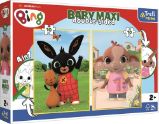 Trefl Puzzle Baby maxi Králíček Bing 2x10 dílků - oboustranné Trefl Puzzle Baby maxi Králíček Bing 2x10 dílků - oboustranné
