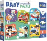 Trefl Puzzle Baby Povolání a vozidla 6v1 (2-6 dílků) Trefl Puzzle Baby Povolání a vozidla 6v1 (2-6 dílků)