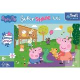 Trefl Puzzle Super Shape XXL Prasátko Peppa: Hraní s bráškou 60 dílků Trefl Puzzle Super Shape XXL Prasátko Peppa: Hraní s bráškou 60 dílků