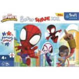 Trefl Puzzle Super Shape XXL Spidey a jeho úžasní přátelé 60 dílků - Puzzle Trefl Puzzle Super Shape XXL Spidey a jeho úžasní přátelé 60 dílků