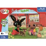 Trefl Puzzle Super Shape XXL Králíček Bing: Hra s pejskem 60 dílků