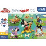 Trefl Puzzle Super Shape XXL Mickey Mouse: Zábava 60 dílků - Puzzle Trefl Puzzle Super Shape XXL Mickey Mouse: Zábava 60 dílků