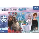 Trefl Puzzle Super Shape XL Ledové království 2: Ve světě Anny a Elsy 104 dílků - Puzzle Trefl Puzzle Super Shape XL Ledové království 2: Ve světě Anny a Elsy 104 dílků