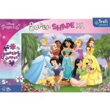 Trefl Puzzle Super Shape XL Disney princezny: V zahradě 104 dílků Trefl Puzzle Super Shape XL Disney princezny: V zahradě 104 dílků