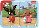 Trefl Puzzle Bing si hraje 2v1 / 10 dílků, Baby - Puzzle pro nejmenší Trefl Puzzle Bing si hraje 2v1 / 10 dílků, Baby