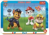 Trefl Puzzle Tlapková patrola Baby 2v1 - Puzzle pro nejmenší Trefl Puzzle Tlapková patrola Baby 2v1