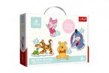 Baby puzzle Disney: Medvídek Pú 4v1 (2, 3, 4, 5 dílků) - Dětské puzzle Baby puzzle Disney Medvídek Pú 4v1