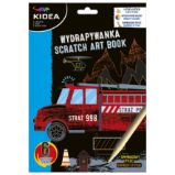 Kidea škrábací obrázek auta