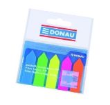 Samolepící plastové záložky tvar šipka 12 x 45 mm - neonových barev - Drobné kancelářské potřeby Samolepící plastové záložky tvar šipka 12 x 45 mm - neonových barev