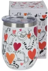 Termohrnek Cat's World Hearts