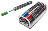 Popisovač na bílé tabule Pentel Maxiflo Flex-Feel - sada 4 ks + houba - Zvýrazňovače, popisovače Popisovač na bílé tabule Pentel Maxiflo Flex-Feel - sada 4 ks + houba