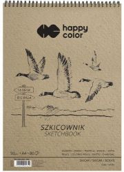 Happy Color Skicák se spirálou - Ptáci A4 - Skicáky A4 Happy Color Skicák se spirálou - Ptáci A4