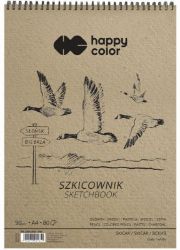 Happy Color Skicák se spirálou - Ptáci A4 - Skicáky Happy Color Skicák se spirálou - Ptáci A4