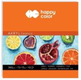 Happy Color Blok pro akrylové barvy 15 x 15 cm - Barvy a tuše Happy Color Blok pro akrylové barvy 15 x 15 cm