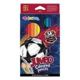 Colorino Pastelky trojhranné JUMBO - Fotbal (12 barev) Colorino Pastelky trojhranné JUMBO - Fotbal (12 barev)