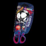 Nůžky kulaté 12,5 cm - Fotbal - Nůžky Nůžky kulaté 12,5 cm - Fotbal