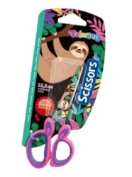 Colorino dětské nůžky s potiskem Wildkid - Nůžky Dětské nůžky s potiskem - Wildkid, kulaté, 12,5 cm, asymetrické
