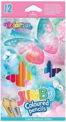 Colorino Pastelky trojhranné JUMBO - Follow your Dreams (12 barev) - Štětce, pastelky, fixy Colorino Pastelky trojhranné JUMBO - Follow your Dreams (12 barev)